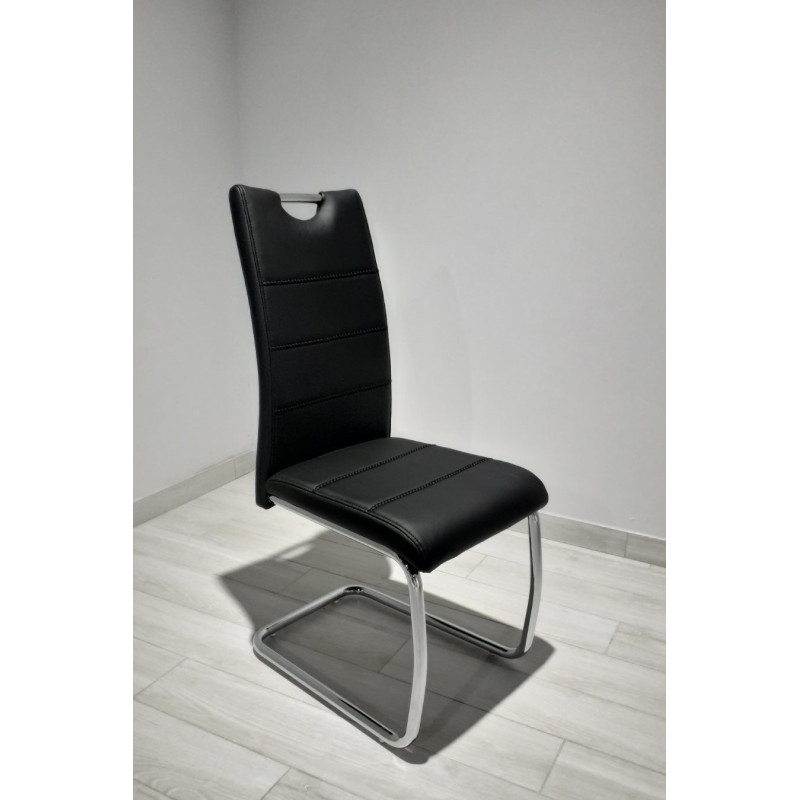 Стілець кухонний чорний шкірозамінник DC 638 (13928)