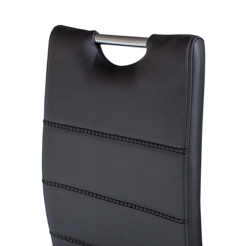 Стілець кухонний чорний шкірозамінник DC 638 (13928)