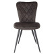Стілець кухонний темно-сірий тканина DC 9550 KD (13973)