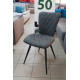 Стілець кухонний темно-сірий тканина DC 9550 KD (13973)