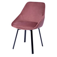 Стілець поворотний UDC 8284 пудровий (14353)