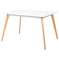 Стіл обідній IDT 004 білий (14436)