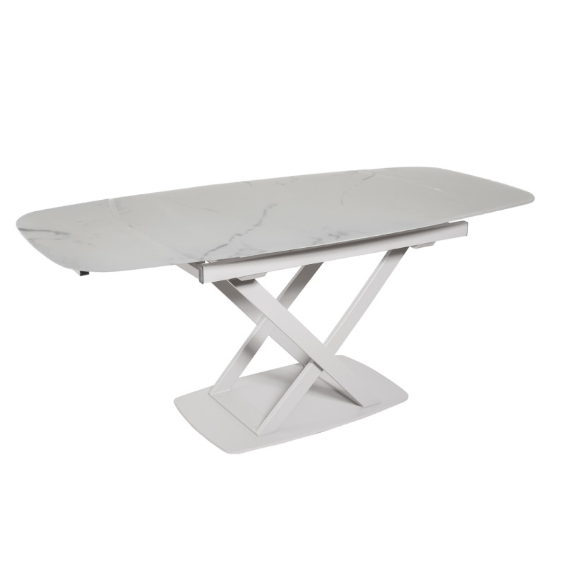 Стіл обідній DT 8106 білий мрамор (13836)