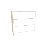 Komoda ERIN-3 Biała Nymphea Alba (121454)