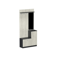 Прихожий BETTY Дуб Крафт Білий/Графіт (125722)