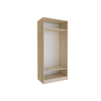 Корпус (без дверей) на розпашний шафу BIG 900*550 (штанга) Дуб Сонома (121103)