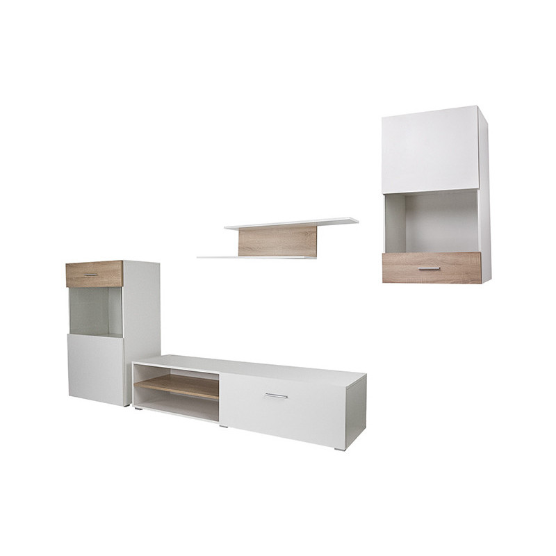 Шафа LINA Дуб Сонома/Білій Німфея Альба (117685)