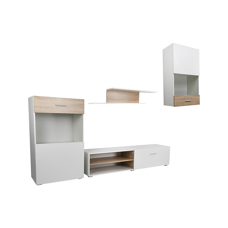 Шафа LINA Дуб Сонома/Білій Німфея Альба (117685)