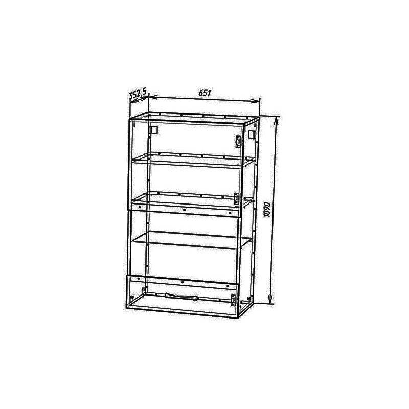 Шафа LINA Дуб Сонома (117683)