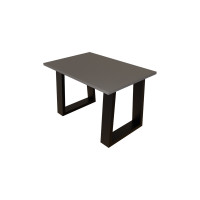 Столик журнальний ROD 660*440*16 Графіт (2 ноги чорні квадрат) (121389)
