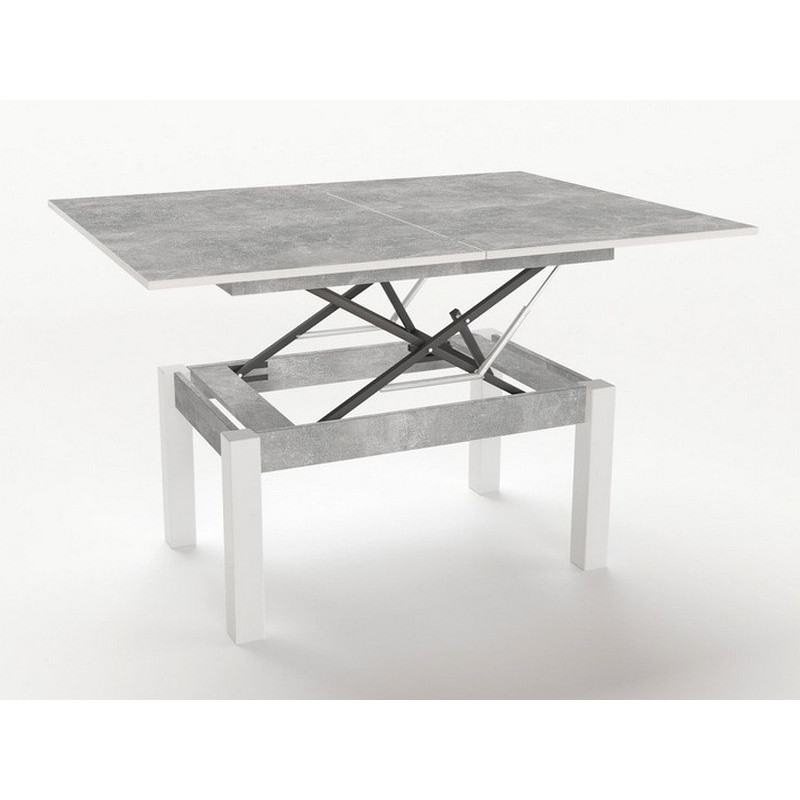 Стіл журнальний FL 900*600(1200)*500(750) білий/Ател'є (133654)