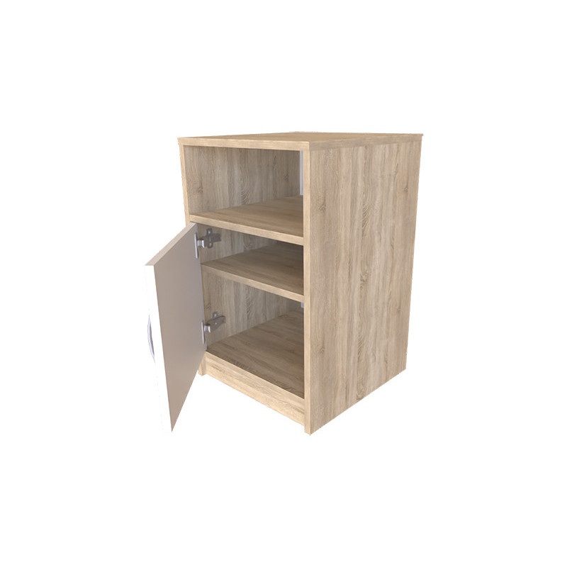 Тумба офісна RITA Дуб Сонома/Білий Німфея Альба (121555)