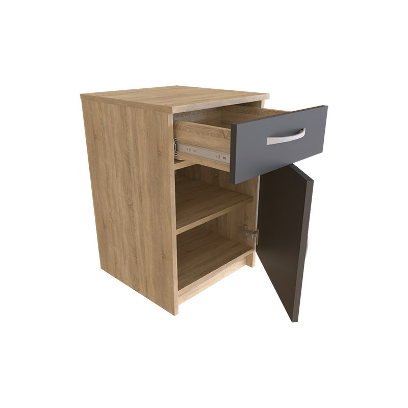 Тумба офісна IREN Дуб Cонома/Графіт (121564)