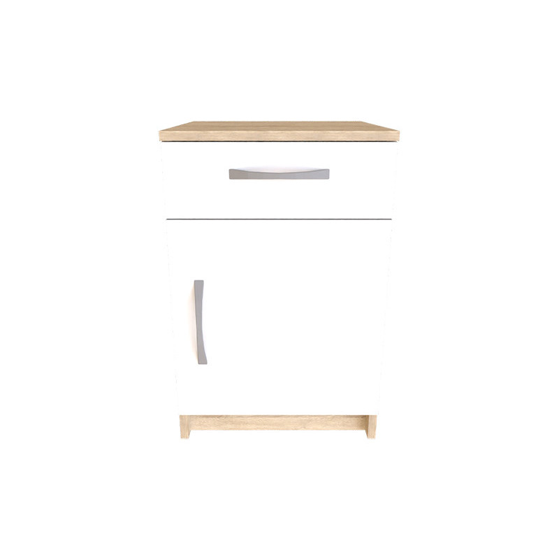 Тумба офісна IREN Дуб Сонома/Білий Німфея Альба (121565)