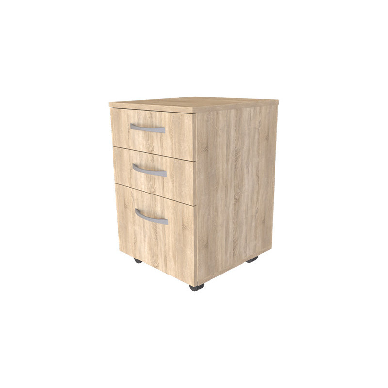 Тумба офісна KIRA з роликами Дуб Сонома (121572)