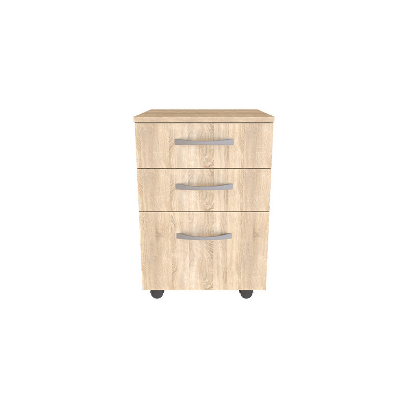 Тумба офісна KIRA з роликами Дуб Сонома (121572)