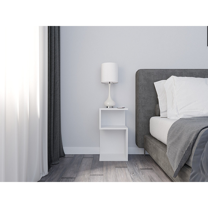 Тумба приліжкова універсальна LANA Білий Німфея Альба (122220)