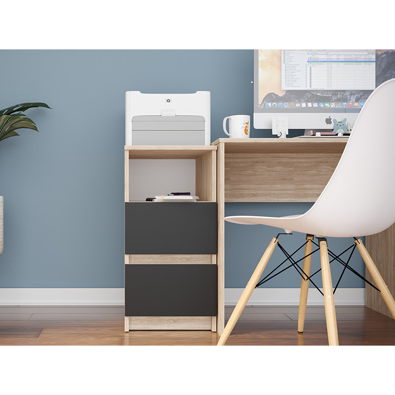 Тумба офісна ELLI Дуб Сонома/Білий Німфея Альба (122285)