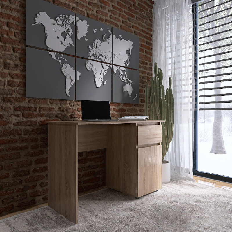 Компьютерный стол СЛ-1 Лайт 110х55х77 см Дуб сонома (9582)