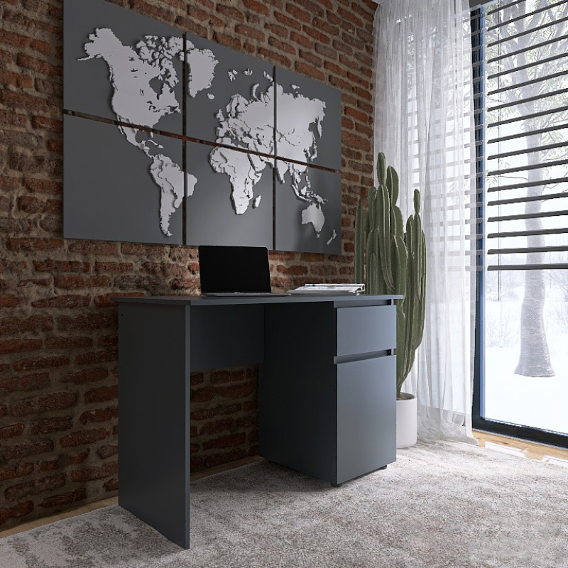 Компьютерный стол СЛ-1 Лайт 110х55х77 см Графит (9922)