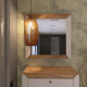Lustro ścienne Nordic-800 80x6x77 cm białe + złote (13255)