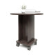 Стол журнальный на колесах Визит венге темный (8378)