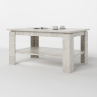 Стол журнальный Соната СЖ-910 для гостиной дуб крафт белый (8827)