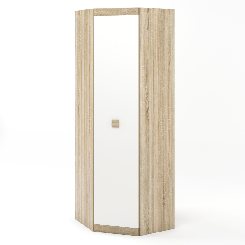 Прихожая Соната 6 (модульная - 5 элементов) дуб сонома + белый (8658)