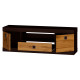Stolik RTV 1500 Sonata 150x38x50 ciemny wenge + złoty dąb craftowy (8433)