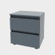 Stolik nocny TL-1 Light 45x38x49 cm Grafit (9924)