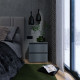 Stolik nocny TL-1 Light 45x38x49 cm Grafit (9924)