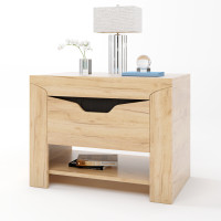 Stolik nocny Liberty 60x38x45,5 dąb złoty rzemieślniczy (8588)