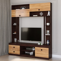 Стенка для гостиной Соната венге темный + дуб крафт золотой (8630)