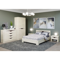 Спальня Liberty Комплект №2 (5 элементов) дуб крафт белый (8638)