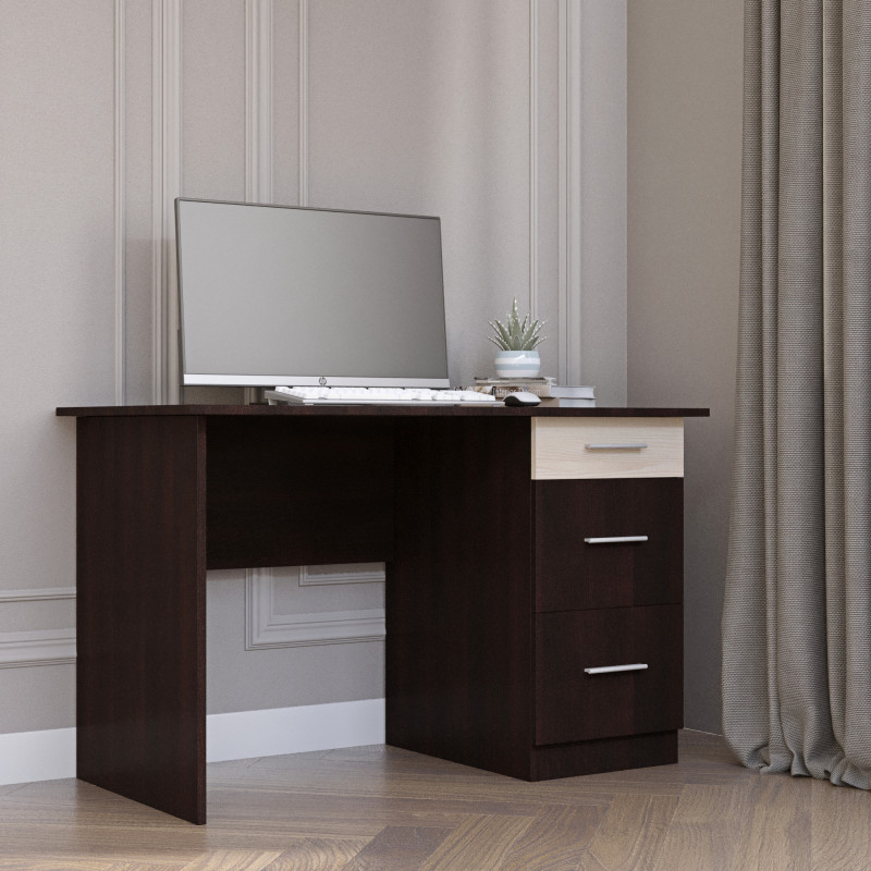 Письменный стол Школьник-4 венге + дуб молочный (8362)