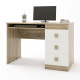 Стол письменный Соната дуб сонома + белый (8371)