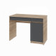 Письменный стол с 2 ящиками и закрытой секцией Сити-1100 110,1х50,1х76,6 см Дуб cонома/Графит (31559)
