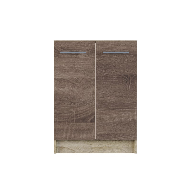 Szafka kuchenna dolna Eco 600 dąb sonoma/trufla (bez blatu) 60x46x82 cm (9092)