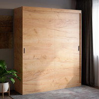 Шкаф-купе Соната 1800 двухдверный 180х60х217 дуб крафт золотой (8788)