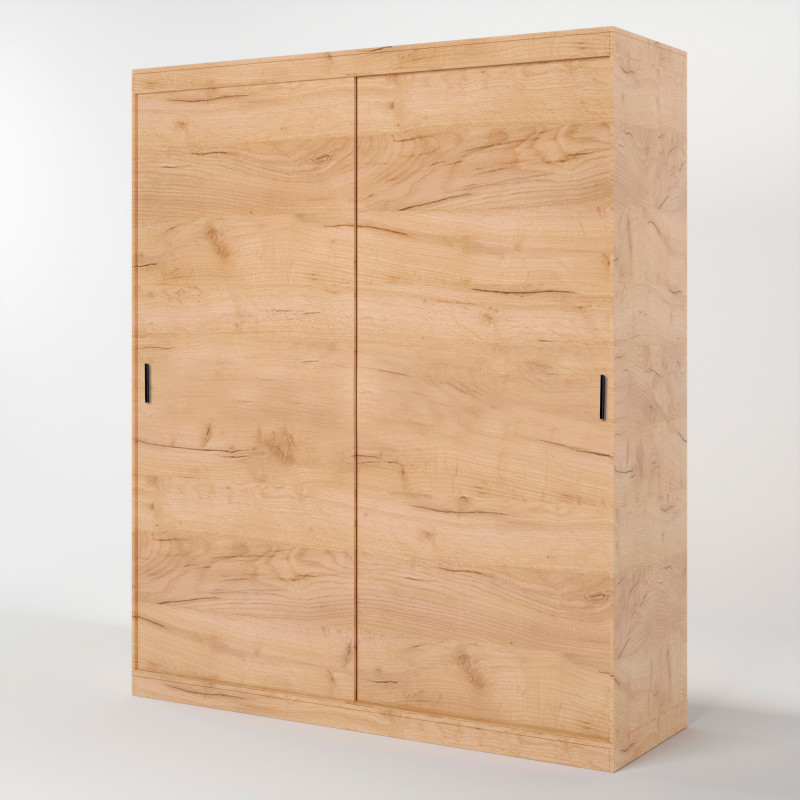 Шкаф-купе Соната 1800 двухдверный 180х60х217 дуб крафт золотой (8788)