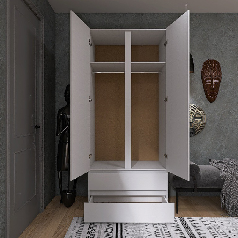 Шафа двухдверная ШЛ-2 Лайт Нимфея Альба (9589)