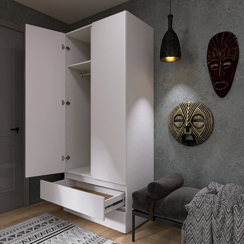 Шафа двухдверная ШЛ-2 Лайт Нимфея Альба (9589)