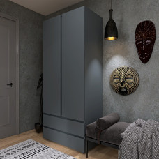 Шафа двухдверная ШЛ-2 Лайт Графит (9925)