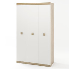Шкаф 3-х дверный Соната-1200 дуб сонома + белый (8537)
