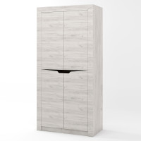 Шкаф распашной Либерти-1000 дуб крафт белый (8550)