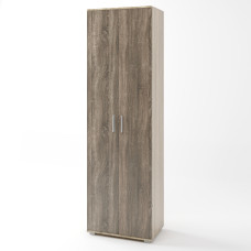 Шкаф распашной ШП-1 сонома + трюфель (8555)