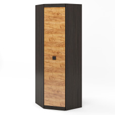 Шкаф угловой Соната-700 венге темный + дуб крафт золотой (8559)