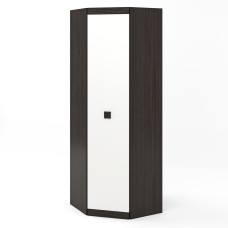 Шкаф угловой Соната-700 венге темный + белый (8560)