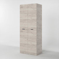 Шафа распашная 2-х дверная Соната-800 дуб крафт белый (8805)