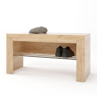 Тумба для обуви Либерти 90х38х46 дуб крафт золотой (8596)